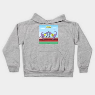 T-Rex Track Relay Problem Kids Hoodie